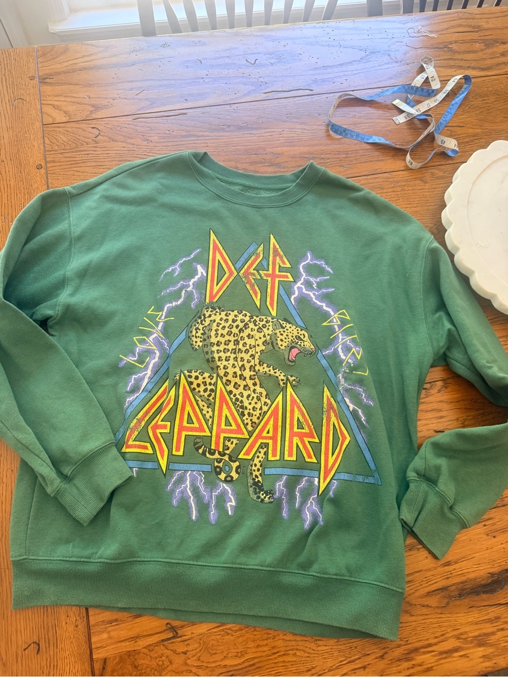 Graphic Crewneck Sweatshirt - Green